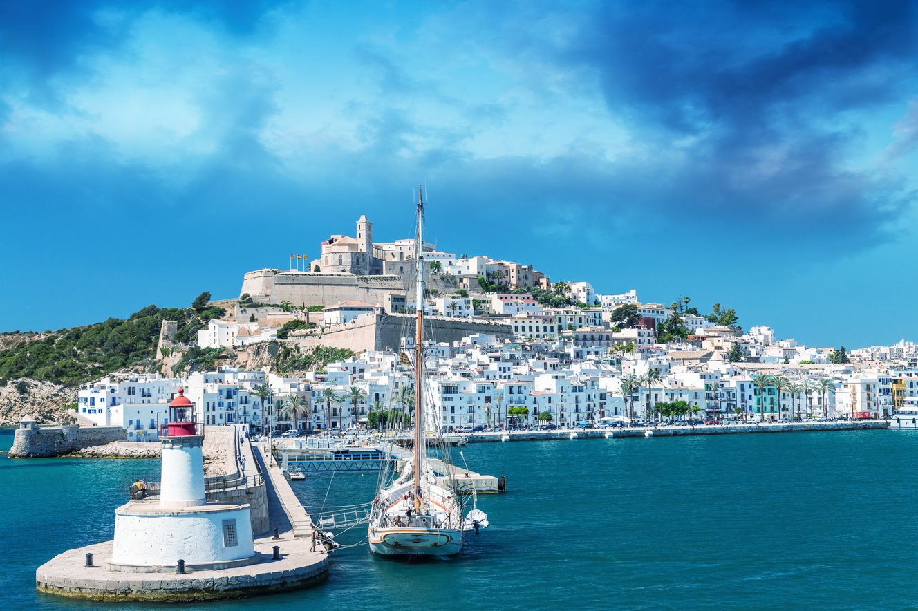 Ibiza Port on a Beautiful Dayc