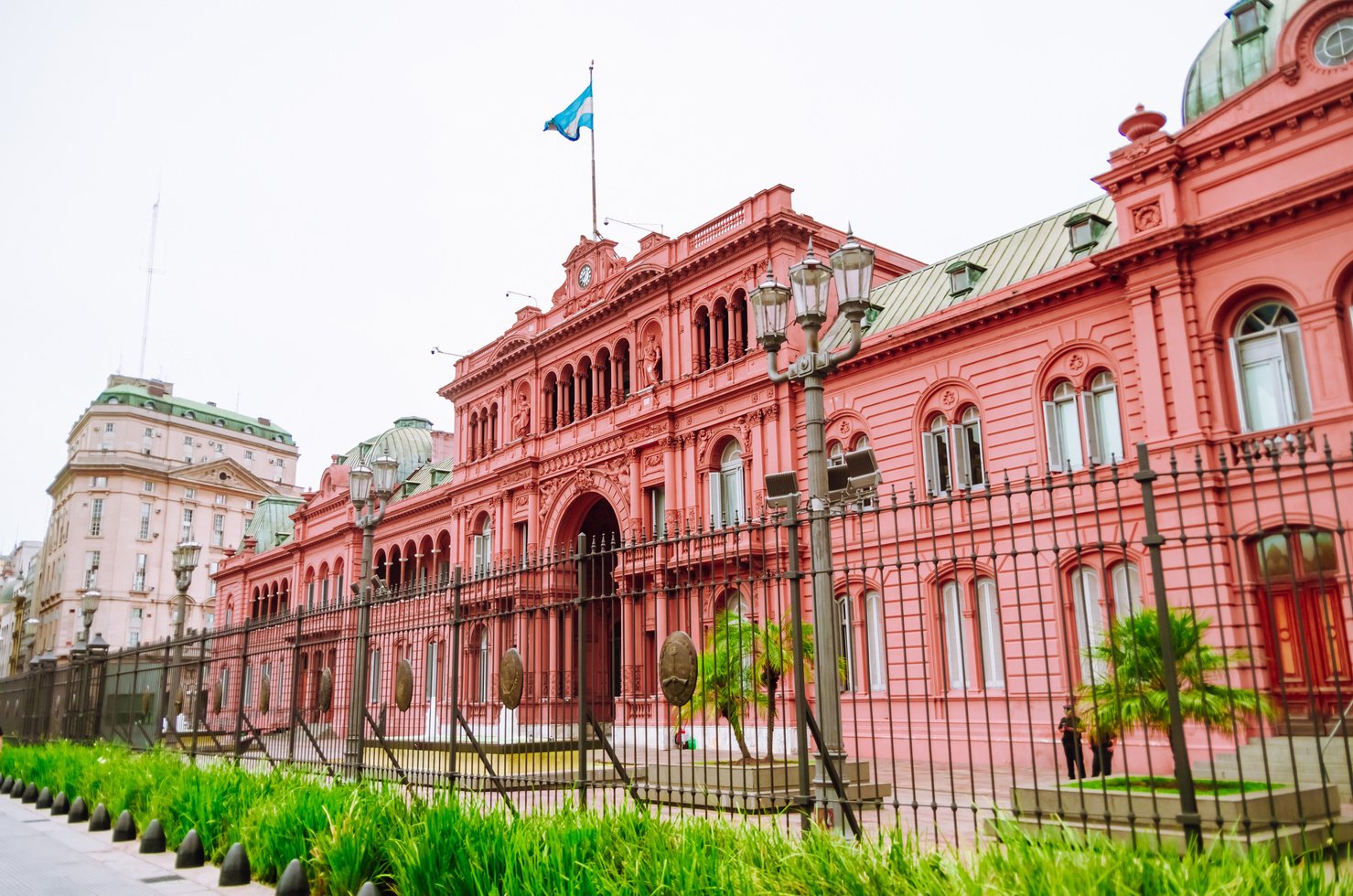 Presidential Palace, Pink House, Casa Rosada  in Buenos Aires, Argentina.