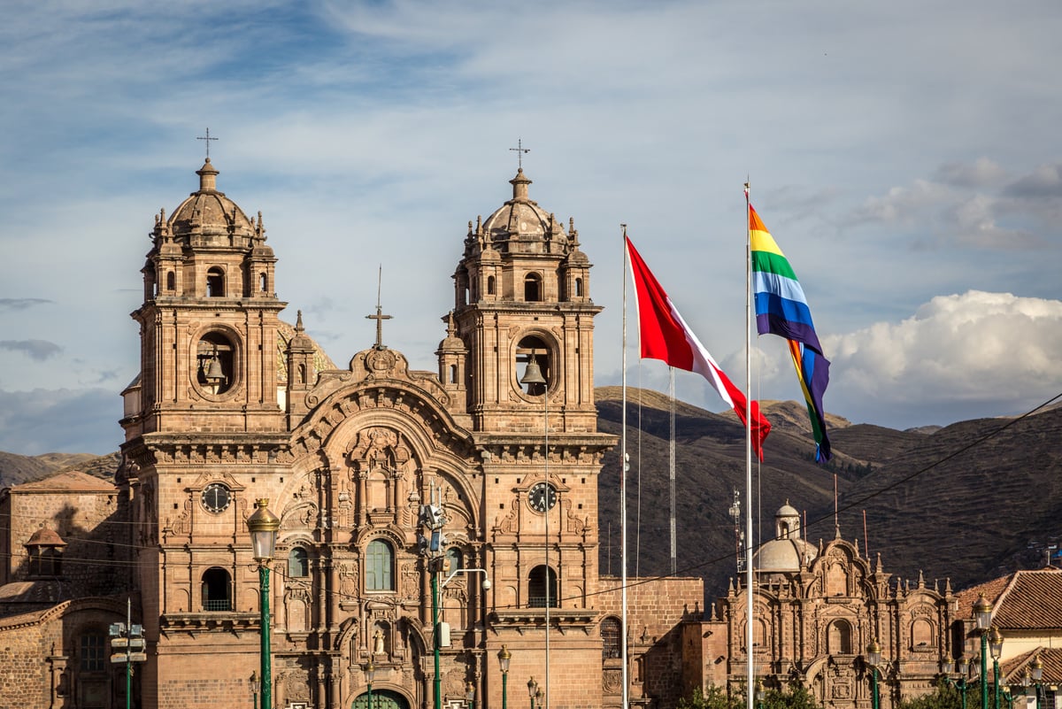 Cathedral of Cusco in Cusco, Peru, South America